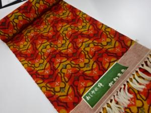 アンティーク　ウール　着尺反物